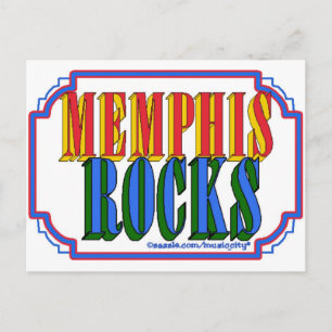 Memphis Rocks Postkarte