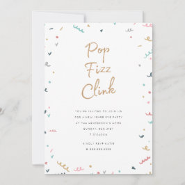 Memphis Silvester-Party Einladung