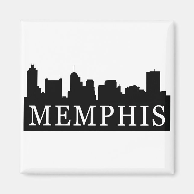 Memphis Skyline Magnet (Vorne)