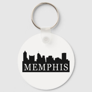 Memphis-Skyline Schlüsselanhänger