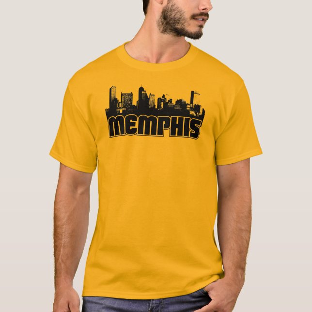 Memphis-Skyline T-Shirt (Vorderseite)