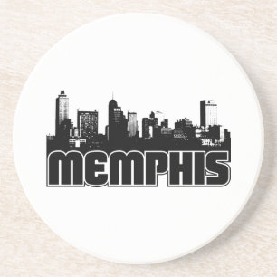 Memphis-Skyline Untersetzer