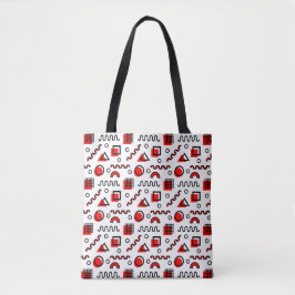 Memphis Style Geometric Pattern 110719 - Rot