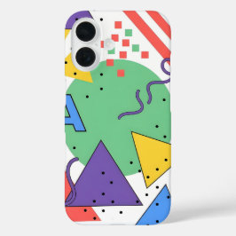 Memphis Style Phone Case Dopamin Dekor Fette Geome