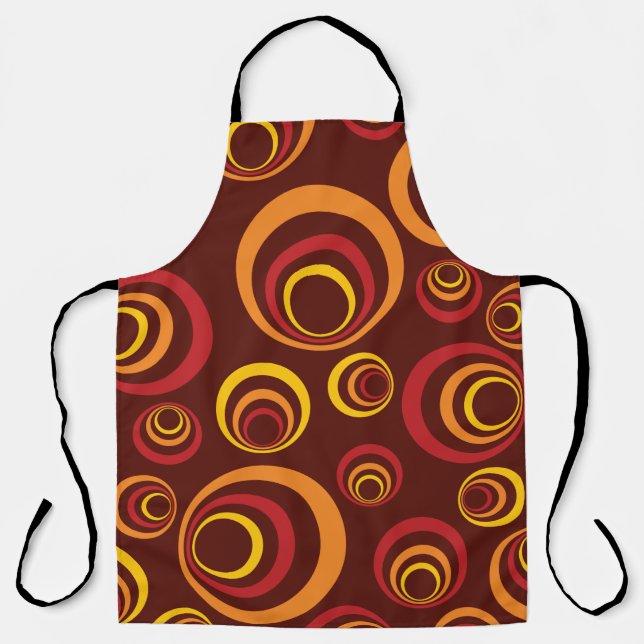 Memphis style. Retro patroon, pop art achtergrond. Schürze (Vorderseite)