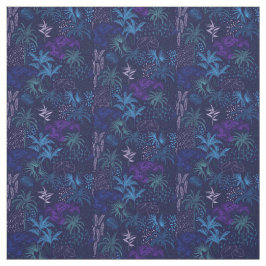 Memphis Style Tropical Ferns Palm Foliage Stoff
