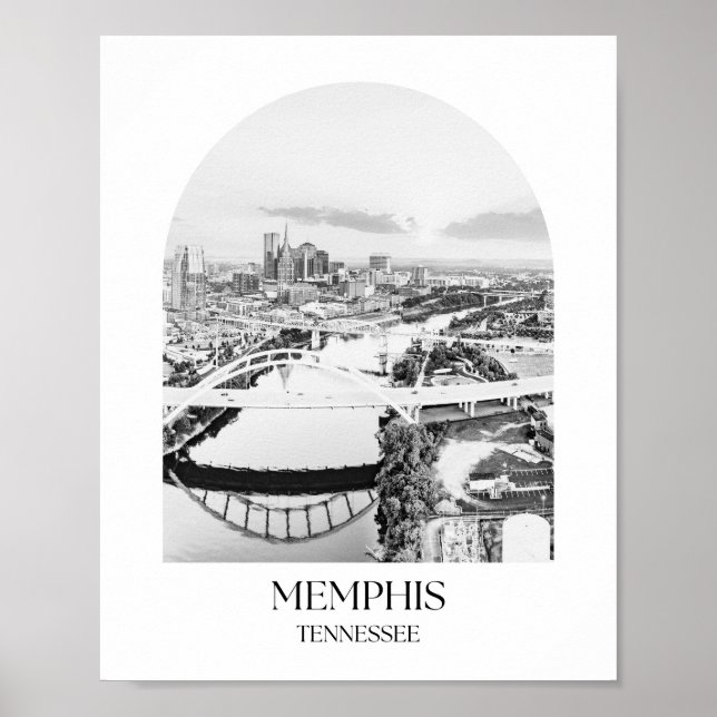 Memphis Tennessee Arch Foto drucken Poster (Vorne)