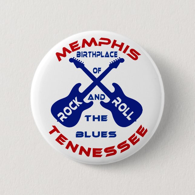 Memphis, Tennessee Button (Vorderseite)