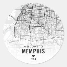 Memphis, Tennessee City Map | Begrüßung