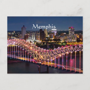 Memphis, Tennessee Personalisiert Feiertagspostkarte