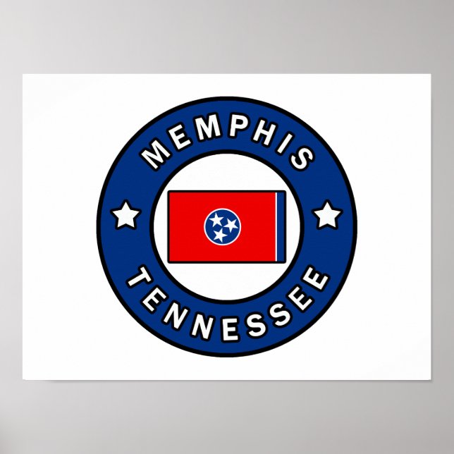 Memphis Tennessee Poster (Vorne)