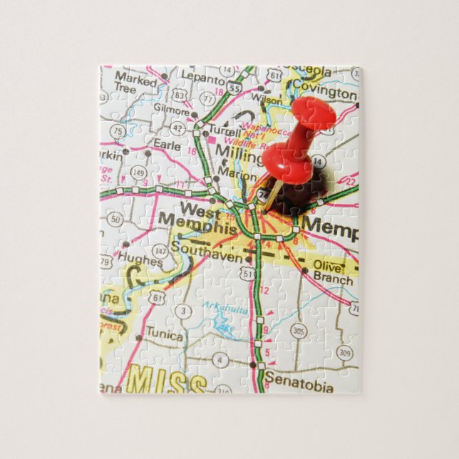Memphis, Tennessee Puzzle (Vertikal)