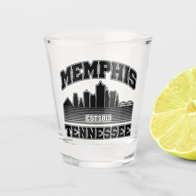 Memphis, Tennessee Schnapsglas (Vorderseite)
