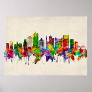 Memphis Tennessee Skyline Poster