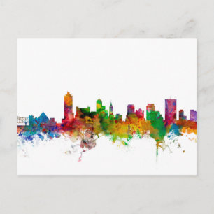 Memphis Tennessee Skyline Postkarte