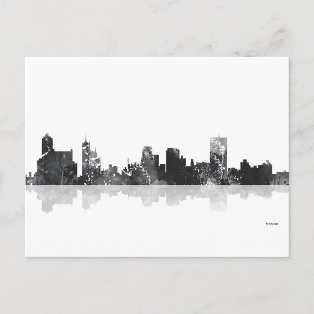 MEMPHIS, TENNESSEE SKYLINE POSTKARTE (Vorderseite)