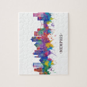 Memphis Tennessee Skyline Puzzle