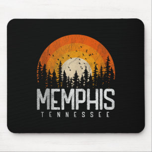 Memphis Tennessee Tn-Shirt Retro-Stil Vintage 70er Mousepad
