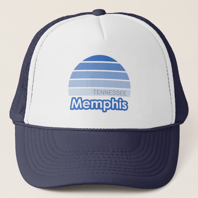 Memphis Tennessee Truckerkappe (Vorderseite)