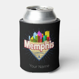 Memphis Tennessee United Staaten Retro Skyline Dosenkühler