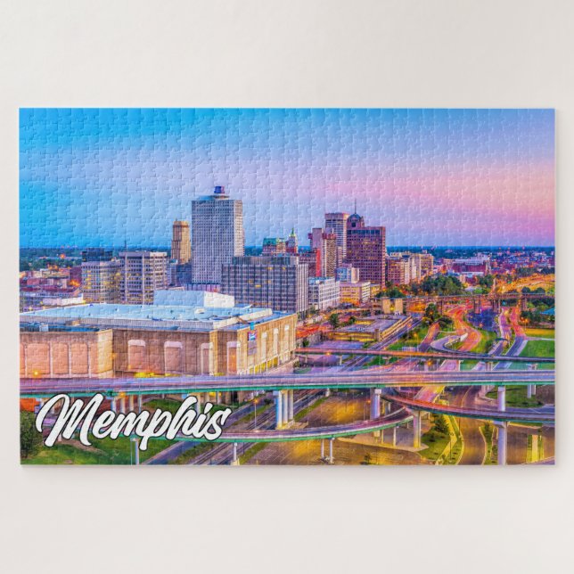 Memphis, Tennessee, Vereinigte Staaten Puzzle (Horizontal)