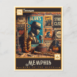 Memphis, Tennessee | VINTAG Postkarte
