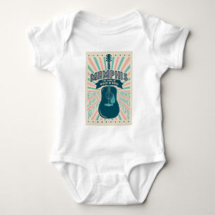 Memphis, TN: Gitarrenserie Rock-N-Roll Baby Strampler