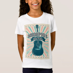 Memphis, TN: Gitarrenserie Rock-N-Roll T-Shirt