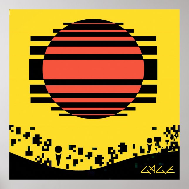 Memphis Tossed Bits Poster (Vorne)