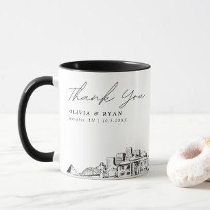 Memphis Wedding Custom Personalisiert Coffee Tasse