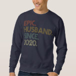 Men 2nd Wedding Anniversary s Epic Husband Since Sweatshirt<br><div class="desc">Men 2nd Wedding Anniversary s Epic Husband Since 2020 Gift. Perfect gift for your dad,  mom,  papa,  men,  women,  friend and family members on Thanksgiving Day,  Christmas Day,  Mothers Day,  Fathers Day,  4th of July,  1776 Independent day,  Veterans Day,  Halloween Day,  Patrick's Day</div>