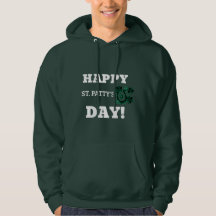 Men Basic Hooded Sweatshirt St. Patrick's Day