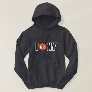 Men Basic Liebe New York Hooded Sweatshirt