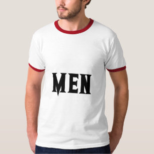 Men Benutzerdefinierter Text Schwarz Farbe Männer T-Shirt