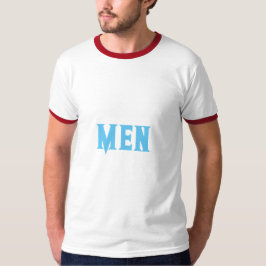 Men Benutzerdefinierter Text Sky Blau Farbe Männer T-Shirt