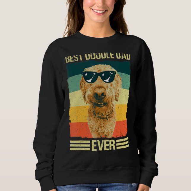 Men Best Doodle Vater Pater Dog Sweatshirt (Vorderseite)