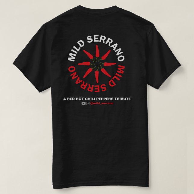Men Black Mild Serrano Shirt (Design Rückseite)