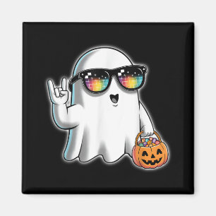 Men Boys Girls Ghost Boo Rock Pumpkin Hallow Magnet