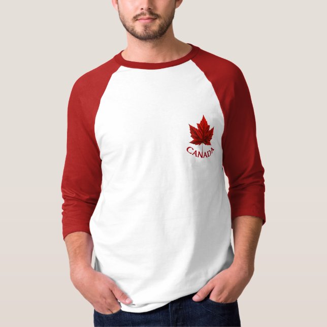 Men Canada Baseball Jersey Kanada Souvenir Shirt (Vorderseite)