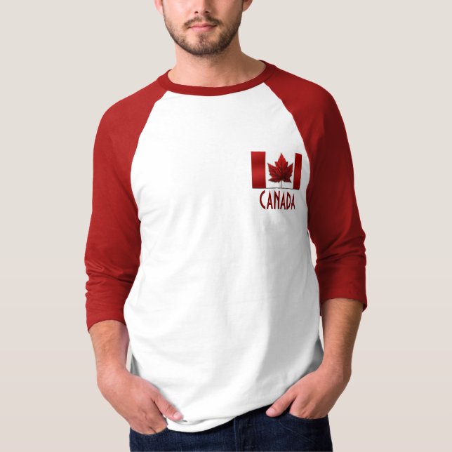 Men Canada Baseball Shirts Personalisiert Souvenir (Vorderseite)
