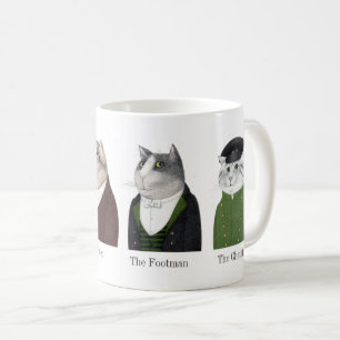 MEN CATS Weiße Tasse + Text
