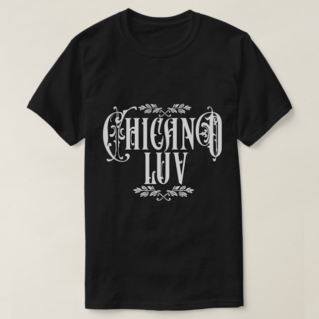 Men Chicano Liebe schwarz T-Shirt (Design vorne)