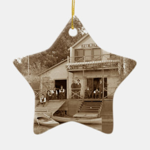 Men Club Fox River Club Angeln Elgin Keramik Ornament