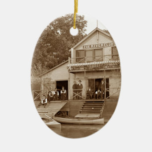 Men Club Fox River Club Angeln Elgin Keramikornament