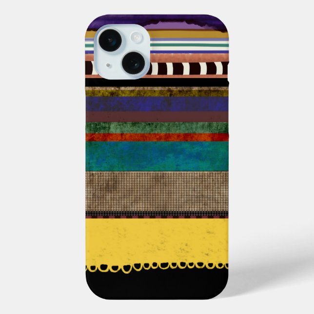 Men collection grungy RUPYDETEQUILA blockfarben Case-Mate iPhone Hülle (Rückseite)