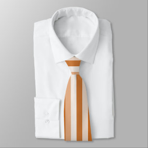 Men Designer Krawatte Orange Stripe