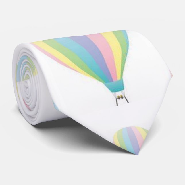 Men Designer Parachutes Krawatte (Gerollt)