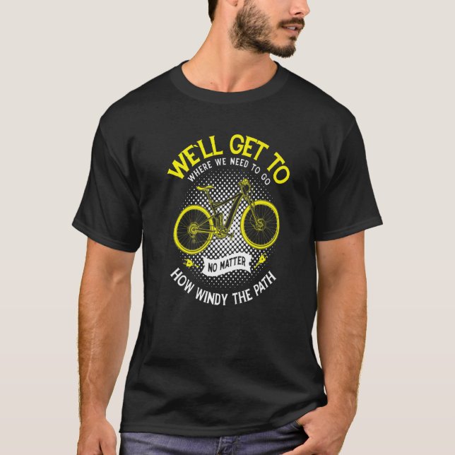Men Ebike Women Bicycle Mountainbike Ebiker for a T-Shirt (Vorderseite)