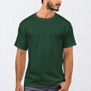 Men Forest Green T - Shirt / Anpassen