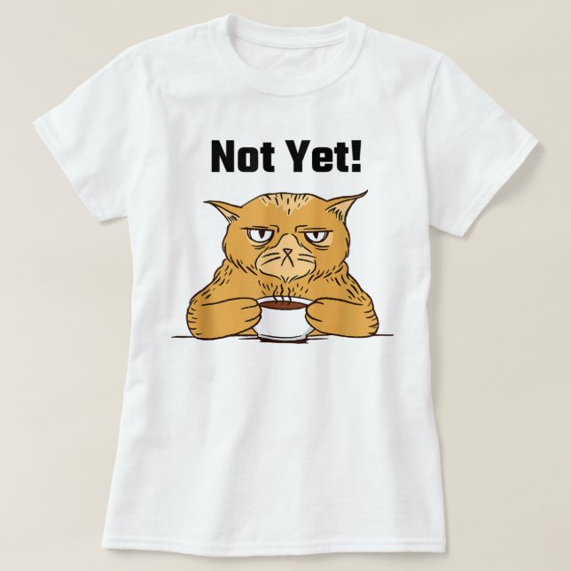 Men Funny Morning Kaffee TShirt T - Shirt (Design vorne)